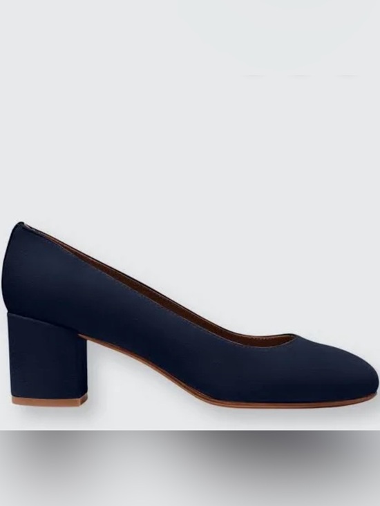 Margaux Shoes - Margaux The Heel in Midnight Navy - Like New, 38